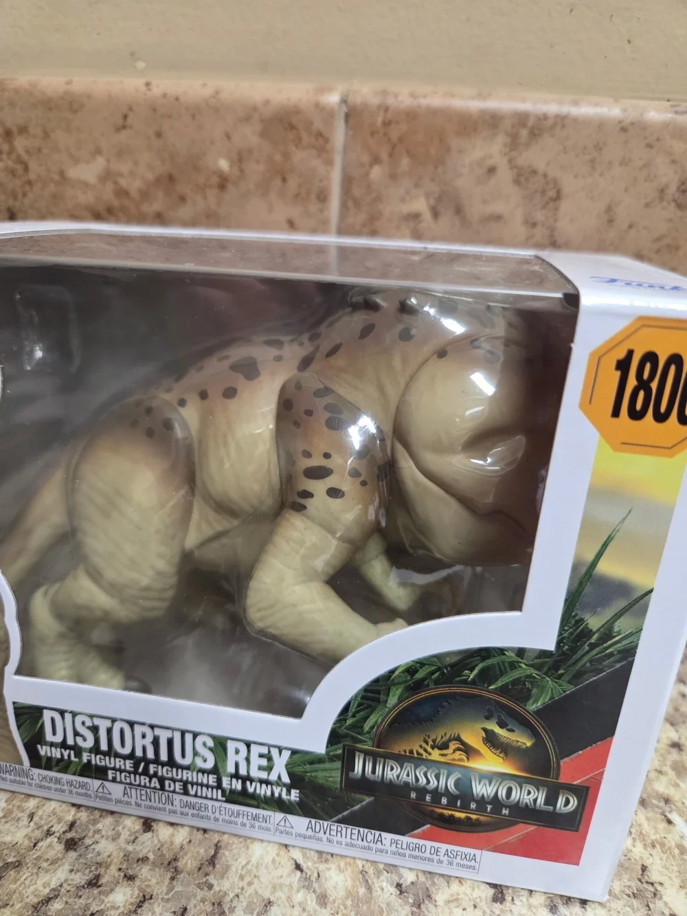 Funko Pop! Jurassic World Distortus Rex Vinyl Figure - Cream, Brown